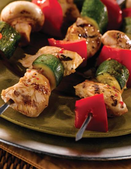 Grilled Chicken Kabobs Sanderson Farms 