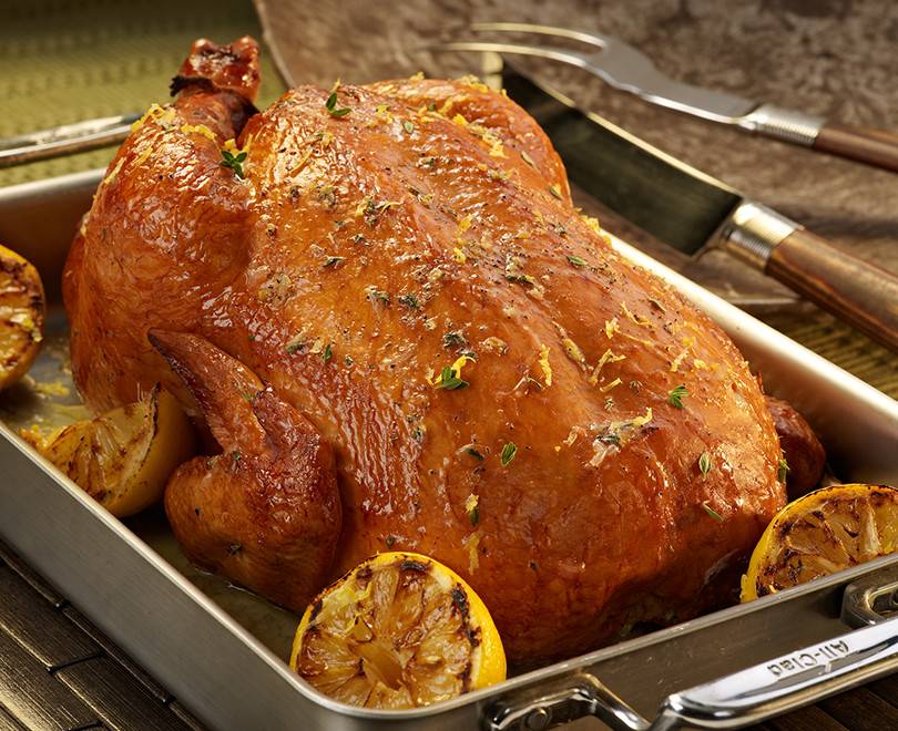 Lemon Roasted Chicken | Sanderson Farms