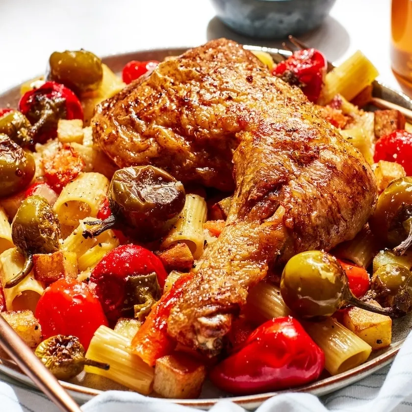 Chicken with Sweet Peppers - Sanderson Farms