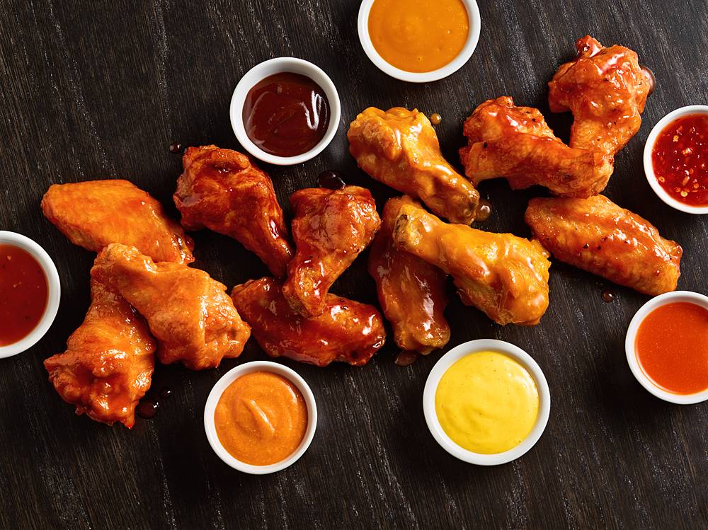 Sticky Orange Glazed Chicken Wings