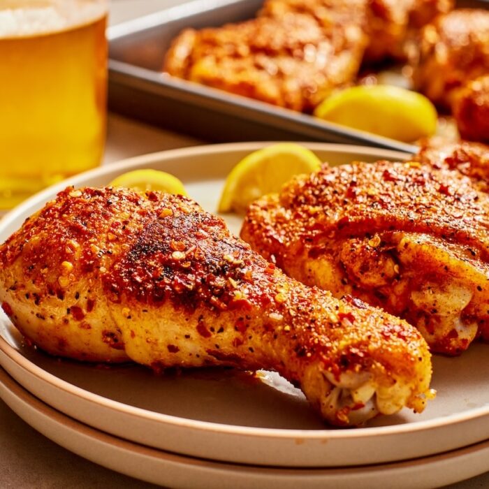 Pollo Asado al Limón y Pimienta