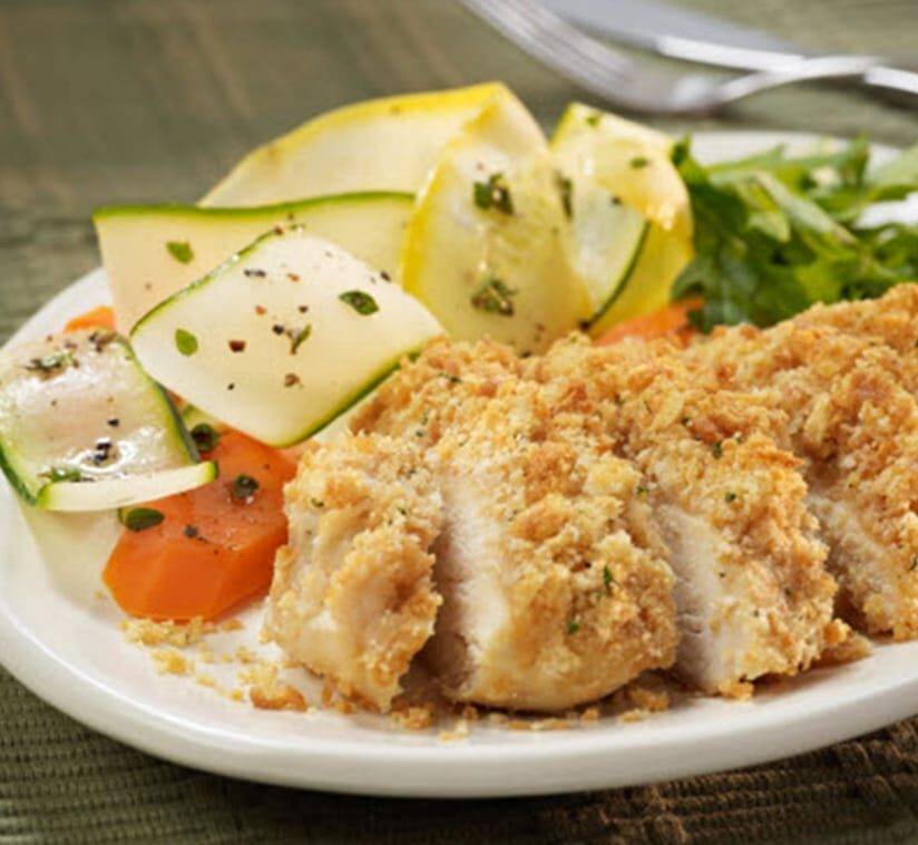 Baked Breaded Chicken Cutlets Sanderson Farms