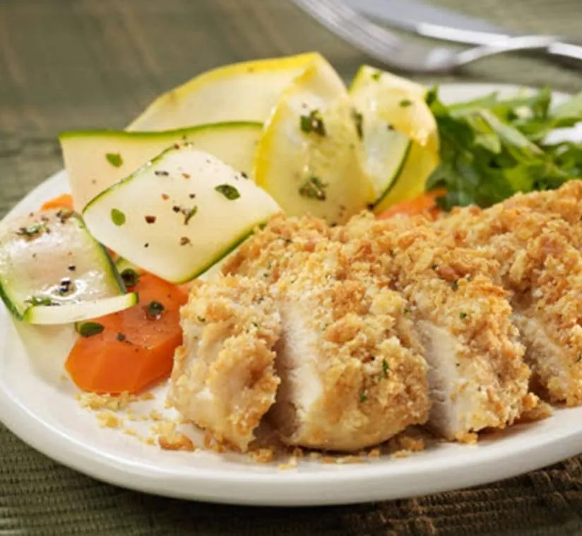 Baked Breaded Chicken Cutlets