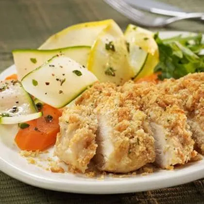 Baked Breaded Chicken Cutlets - Sanderson Farms
