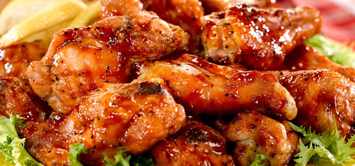 Barbecue Chicken Wings Sanderson Farms