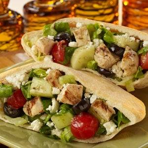 Greek Chicken Pita Sandwich