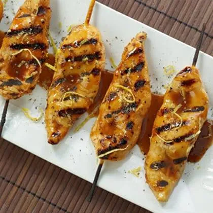 Grilled Barbecue Chicken Tenders