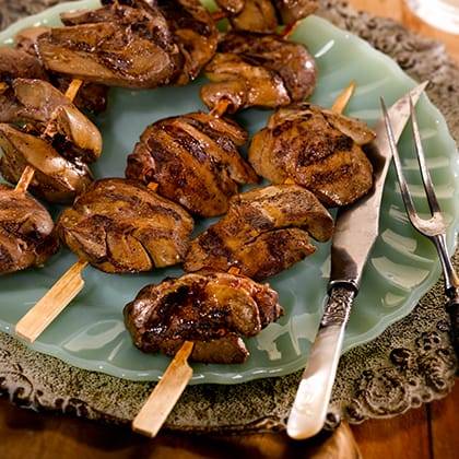 Grilled Chicken Liver Kabobs Thumbnail