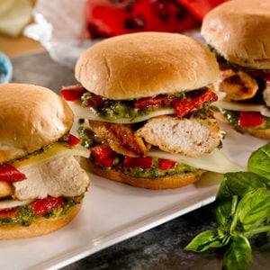 Grilled Chicken Sliders