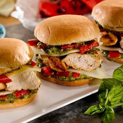 Grilled Chicken Sliders - Sanderson Farms