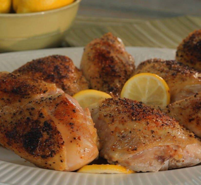 Lemon Pepper Broiled Chicken - Sanderson Farms