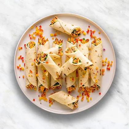 Rollos de Pollo al Horno Estilo Suroeste