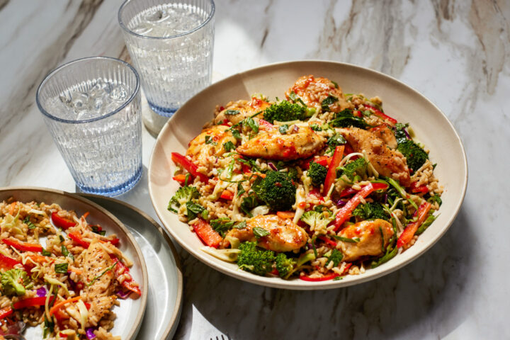 Asian Chicken and Brown Rice Salad