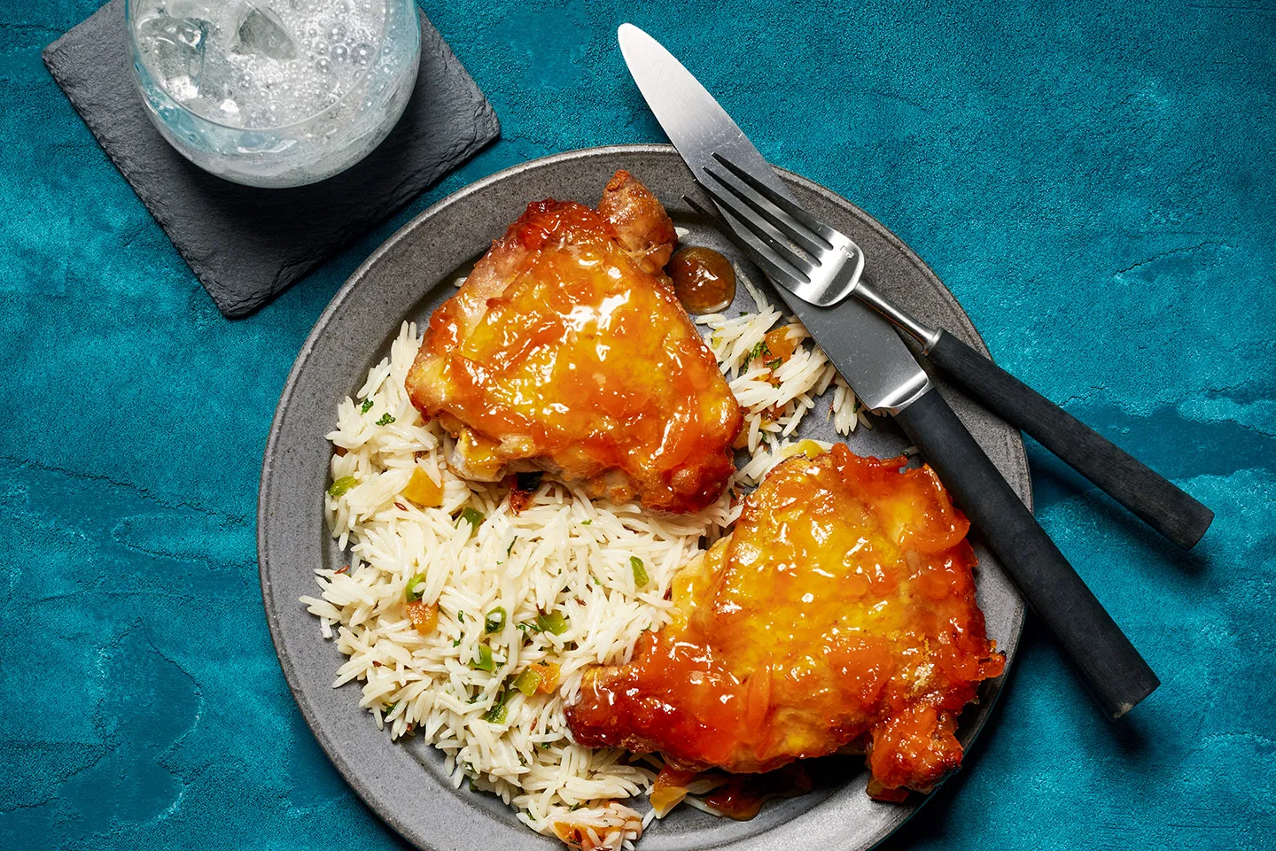 Pollo Glaseado con Albaricoque