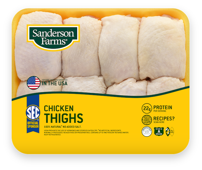 Chicken Thighs (Skin Up) Family Pack
