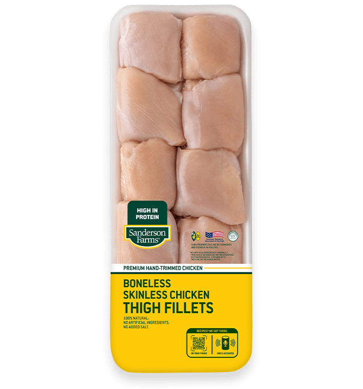 Premium Boneless Skinless Chicken Thigh Fillets