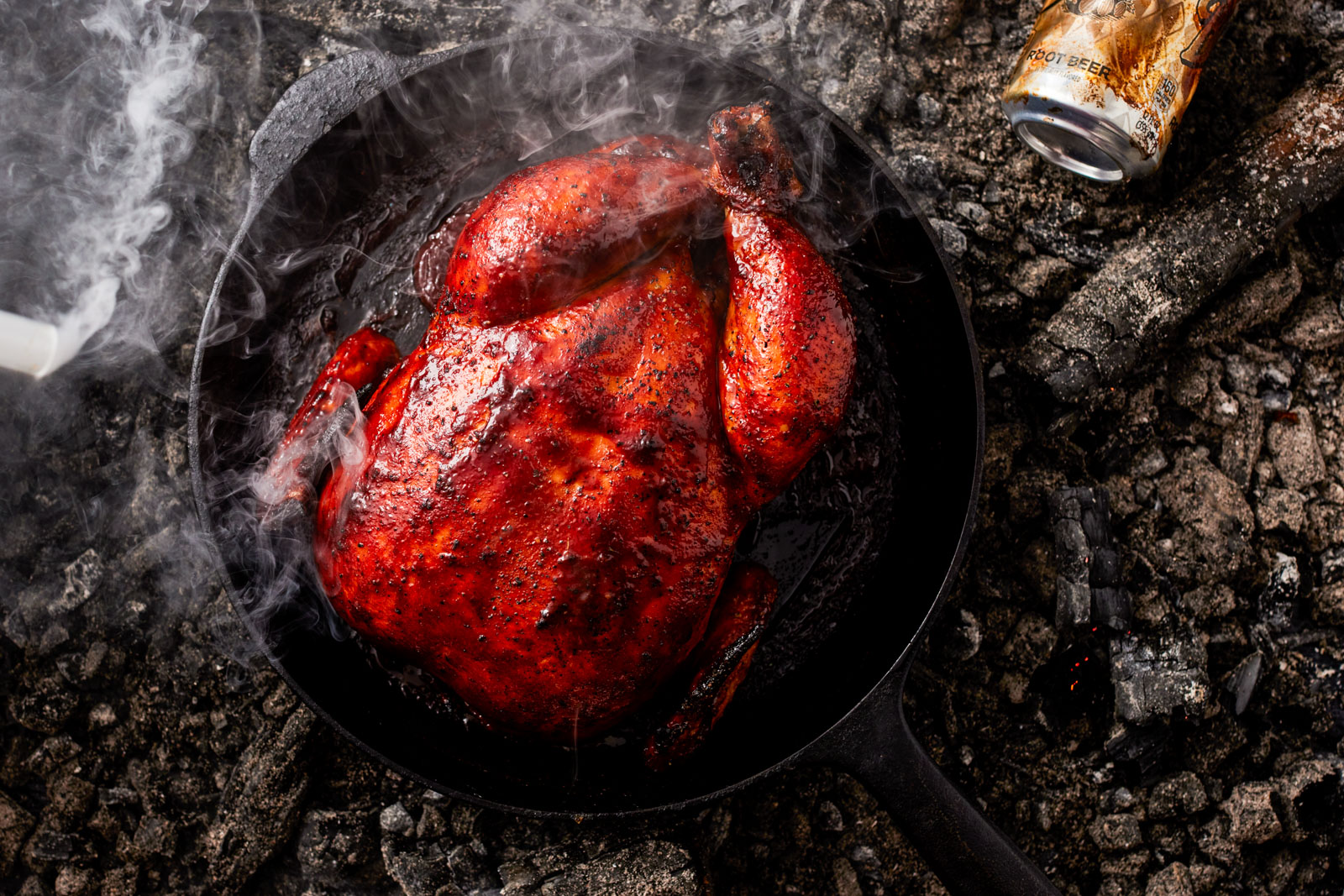 Root Beer Can Chicken