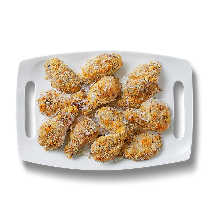Coconut Crusted Chicken Wings Sanderson Farms