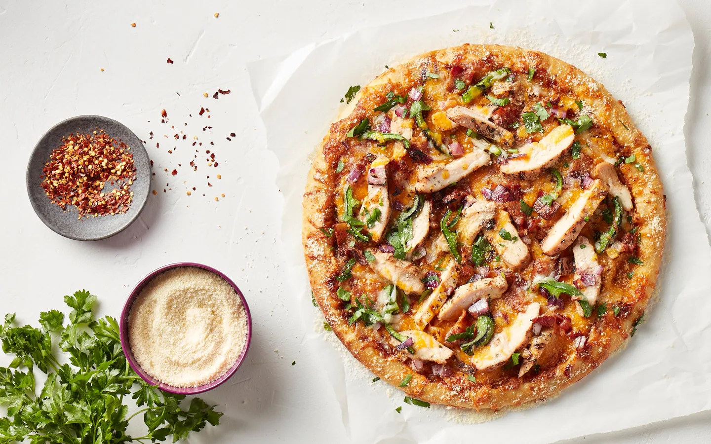 Chef Beau’s Barbecue Chicken Pizza