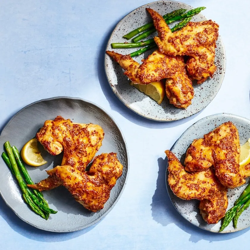 Honey Dijon Glazed Chicken Wings - Sanderson Farms