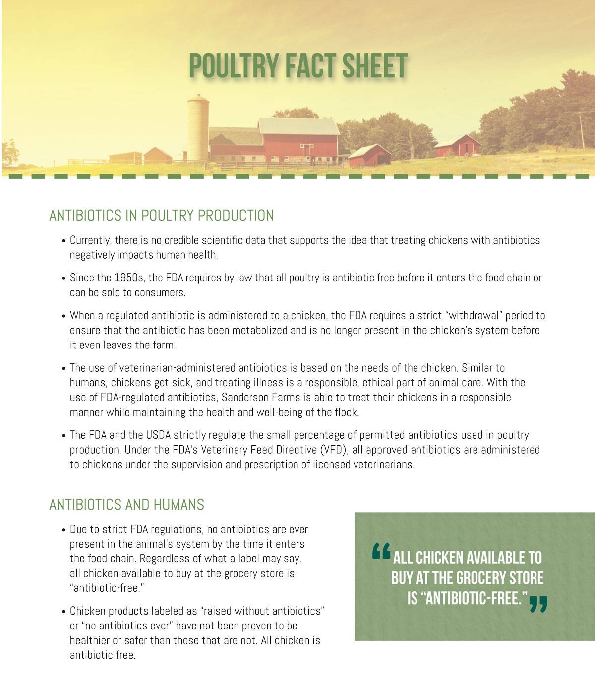 Poultry Fact Sheet