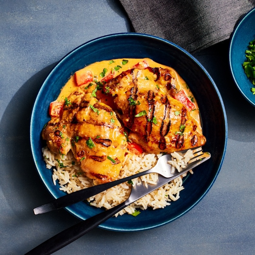 Panang Curry Braised Chicken