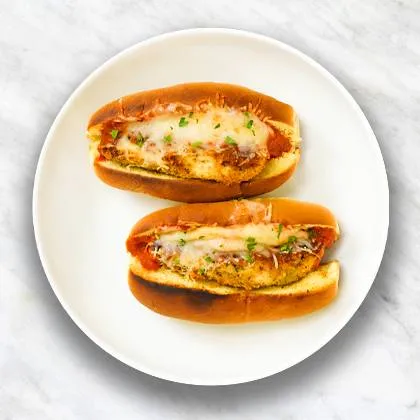 Mini Sliders de Pollo al Parmesano