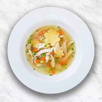 Fun Shaped Chicken Noodle Soup