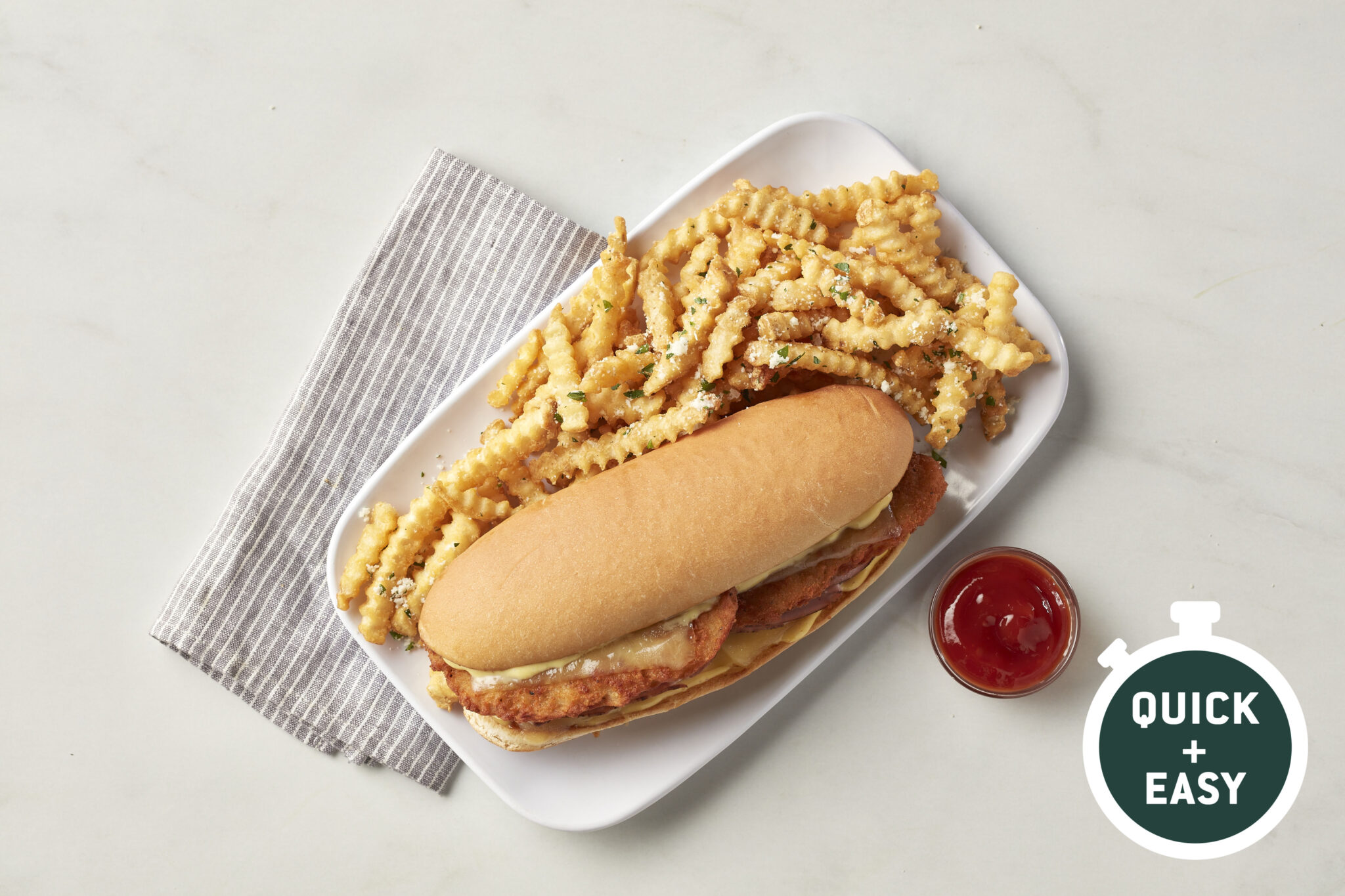 Sándwiches de Cordon Bleu de Pollo