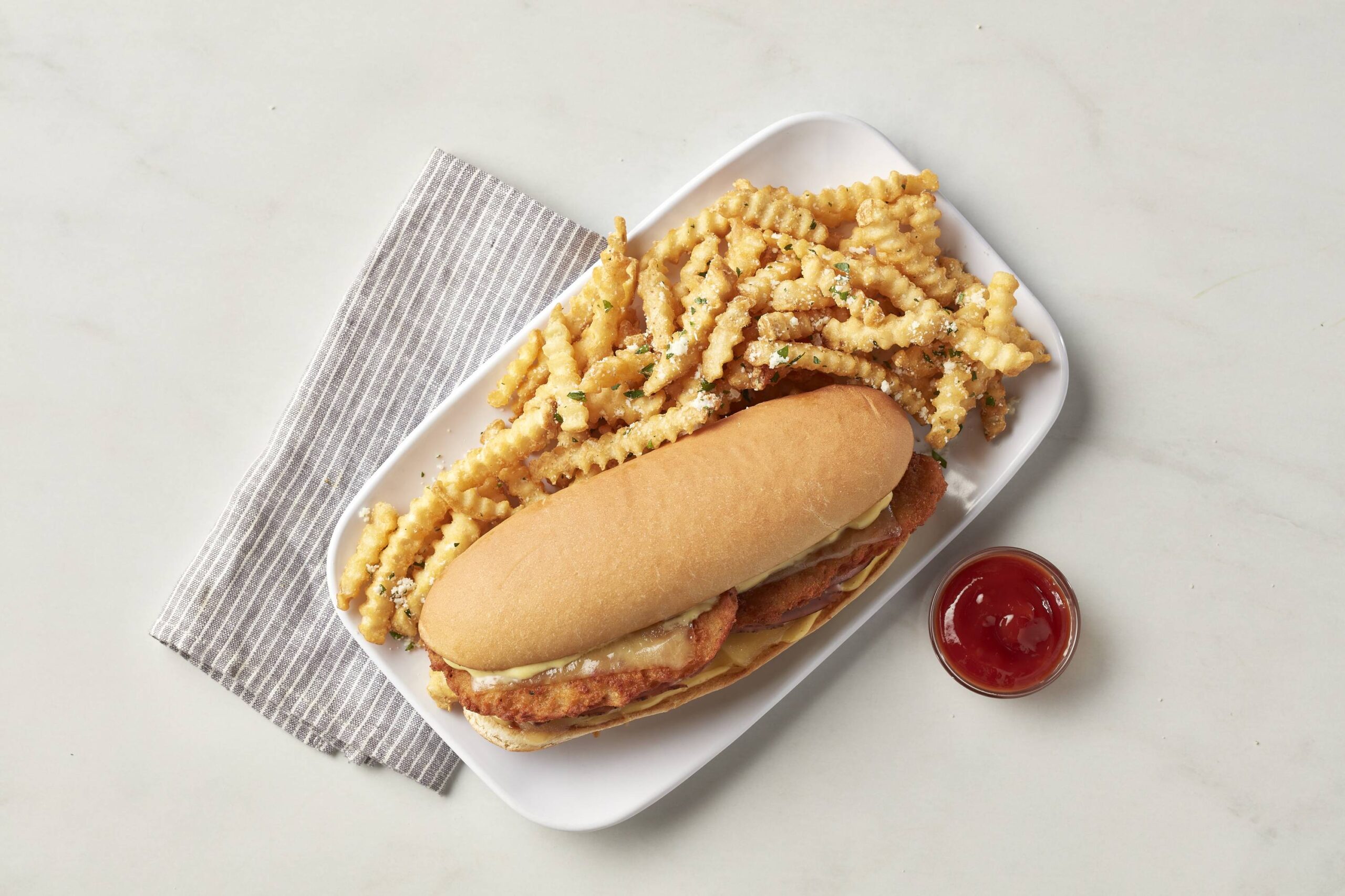 Chicken Cordon Bleu Sandwiches - Sanderson Farms