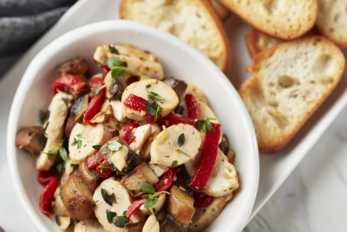 Crostini de Pollo