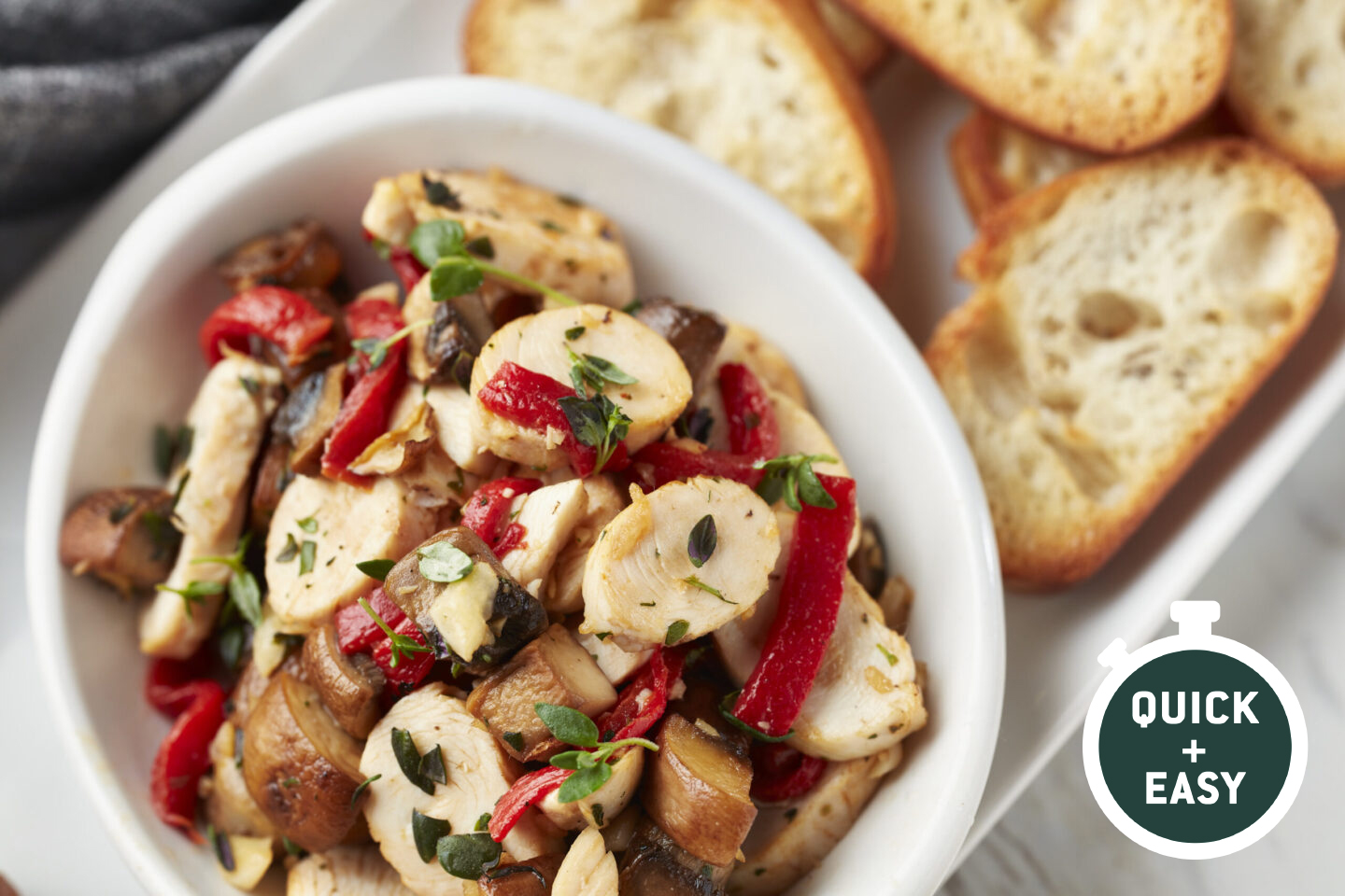 Chicken Crostini