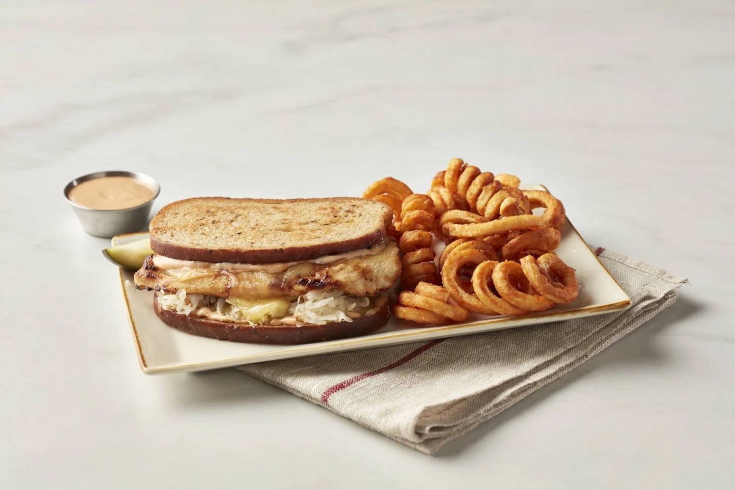 Chicken Reuben Sandwiches