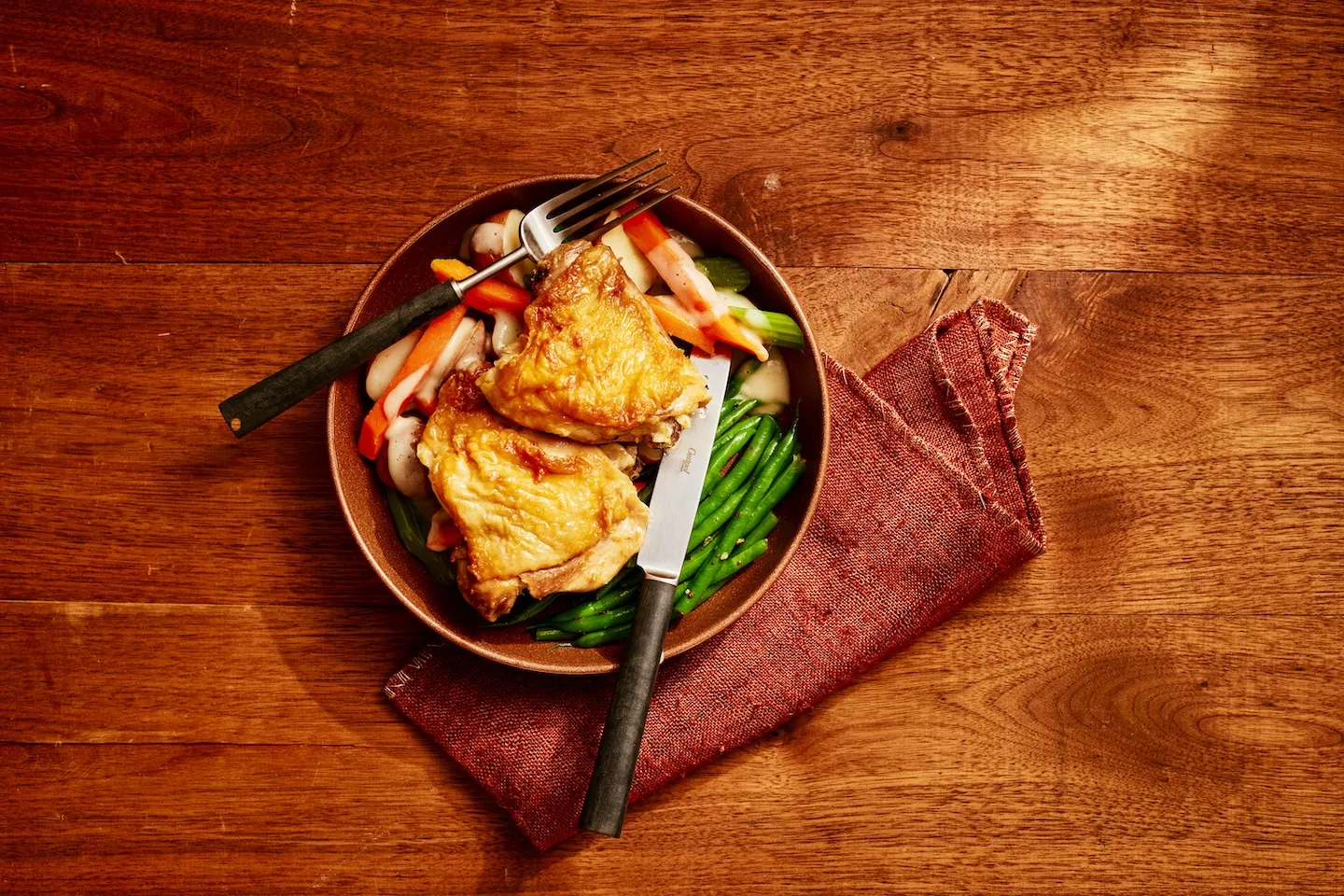 Pot Roasted Chicken