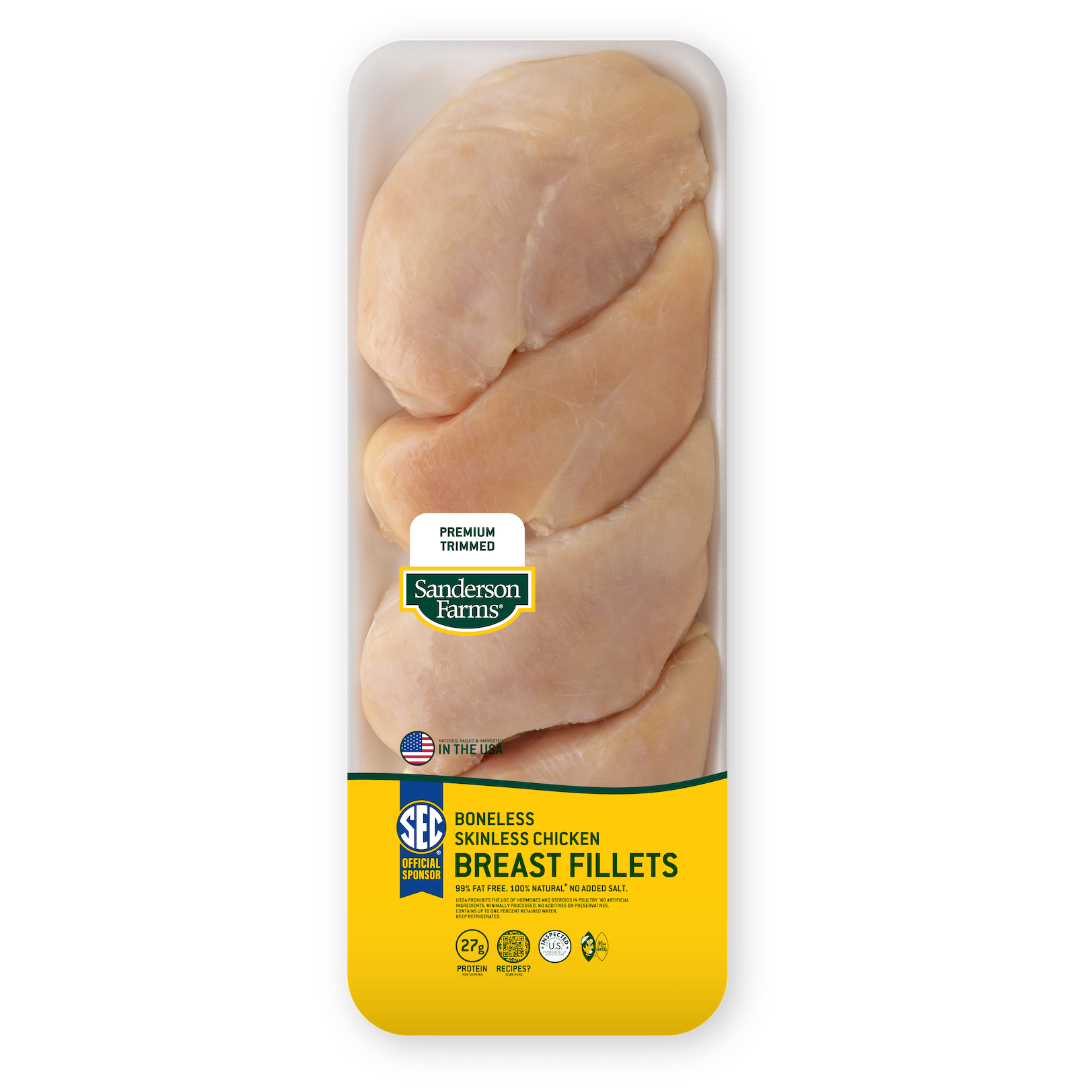 Premium Boneless Skinless Chicken Breast Fillets