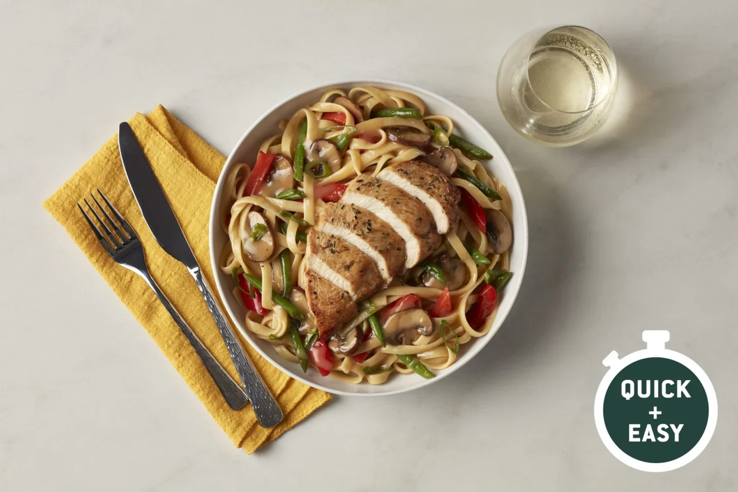 Pollo Toscano con Pasta