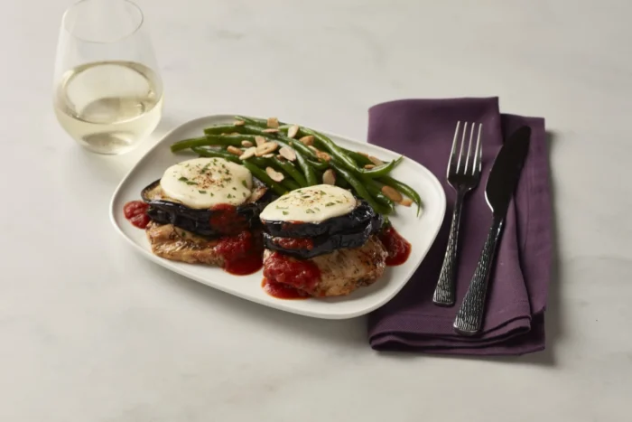 Filetes de Pollo, Berenjena y Mozzarella