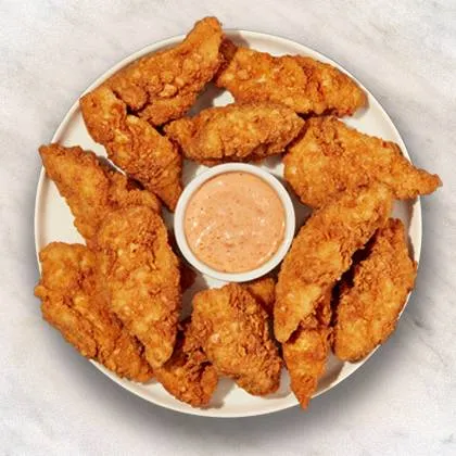Crispy Breaded Chicken Tenders with Comeback Sauce