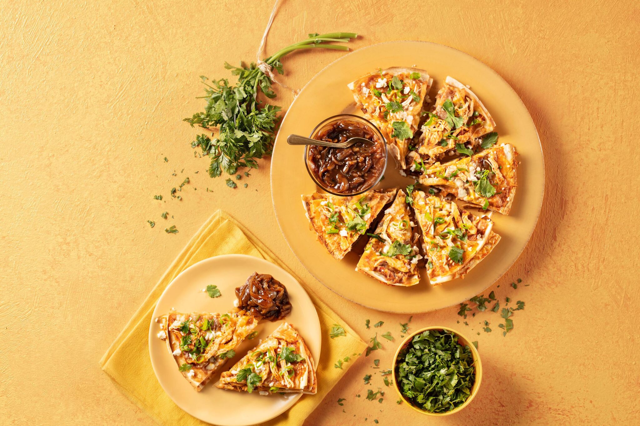 Roasted Chicken Birria Style Mexican Pizza