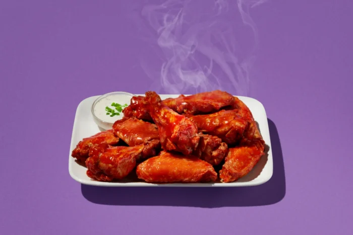 Pan Roasted Buffalo Wings
