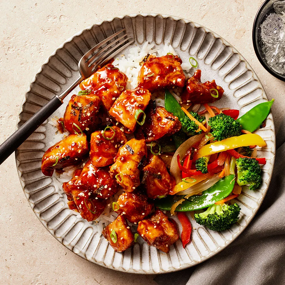 Air-fried Chicken Karaage Bowl - Sanderson Farms