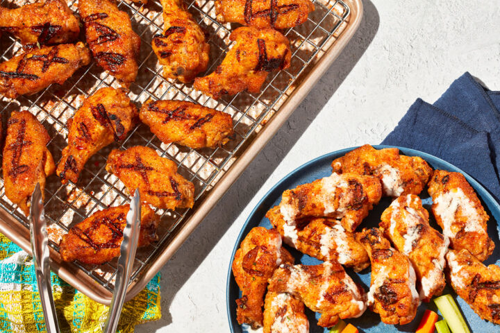 Viet-Cajun Smoked Wings with Alabama White Sauce