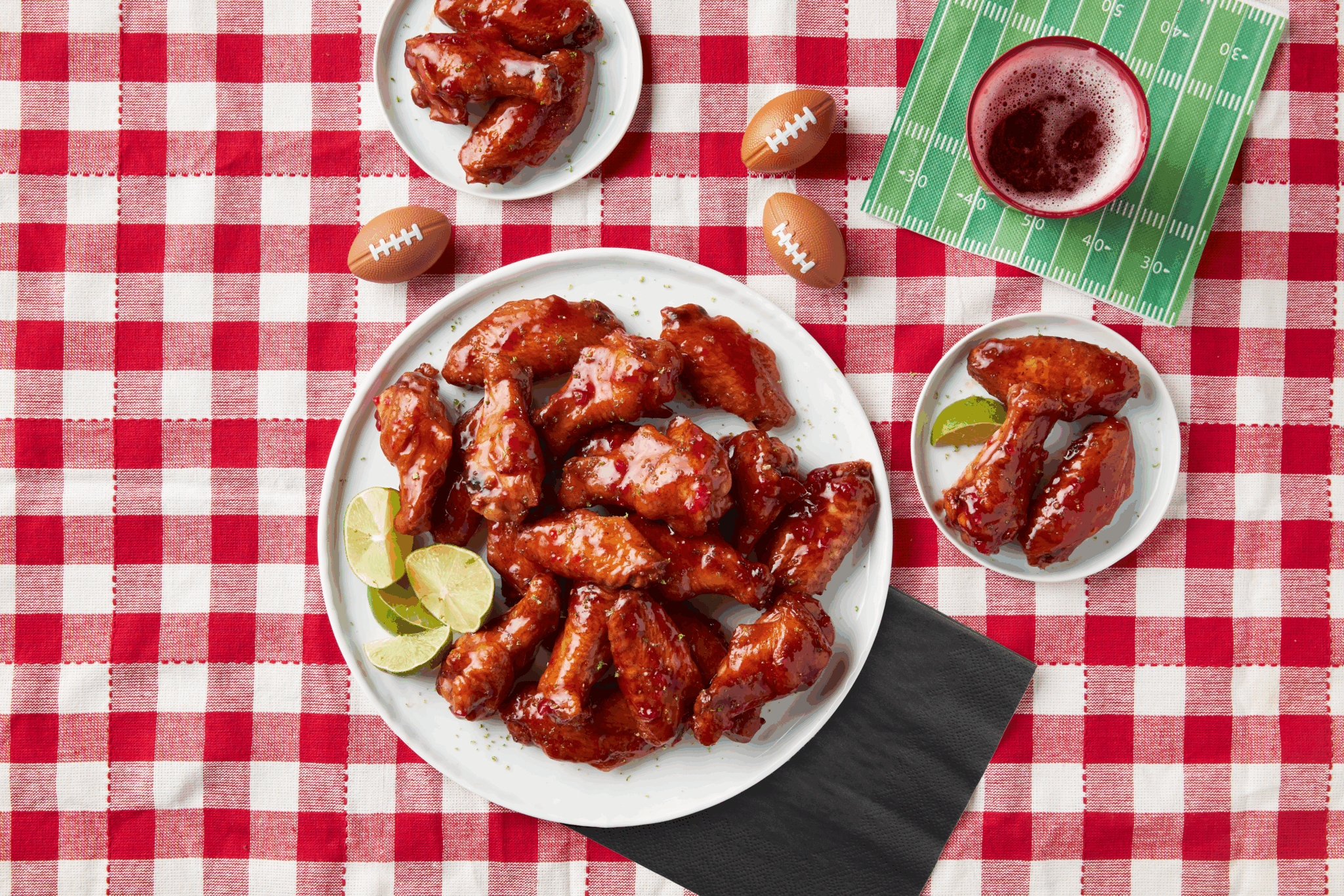 Georgia Red & Black Wings