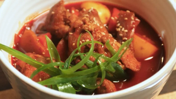 JENNY BAE’S DAKDORITANG (Korean Spicy Chicken Stew)