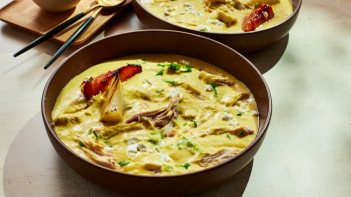 SMOKY CHICKEN CORN CHOWDER
