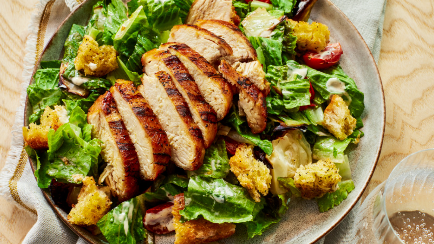GRILLED CHICKEN CAESAR SALAD
