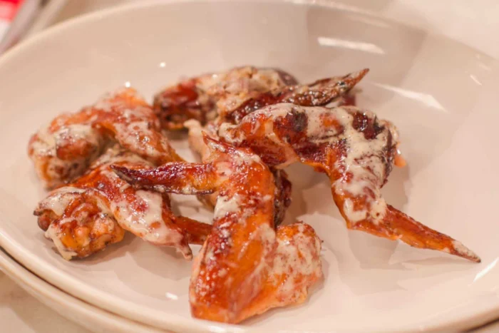 Smoked Chicken Wings With Alabama White Sauce